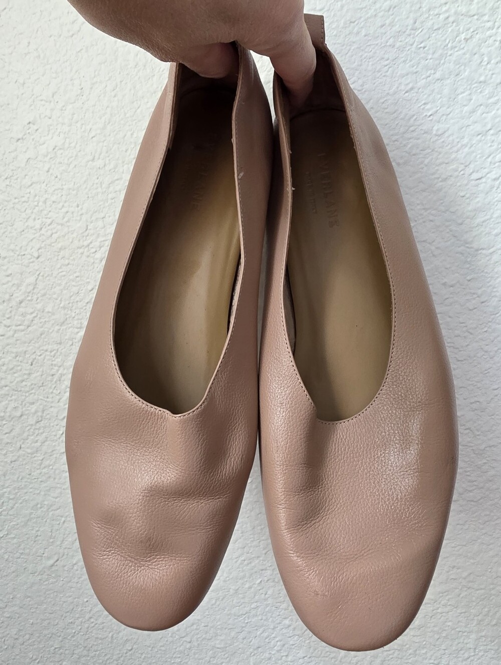 Everlane The Day Glove Flats, Size 10, Nude Color